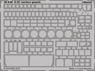 Photo-Etched Parts for E-2C Hawkeye Machine Panel (Plastic model)