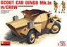 Scout Car Dingo Mk.1a w/Crew (inc. 2 figures) (Plastic model)