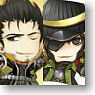 Samurai Warriors 3 Mini Chara Folding Fan Date Masamune & Saika Magoichi (Anime Toy)