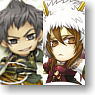 Samurai Warriors 3 Mini Chara Folding Fan Ishida Mitsunari & Kato Kiyomasa (Anime Toy)