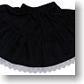 21cm Circular Skirt (Black) (Fashion Doll)