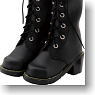 7 Holes Boots for 60cm Doll (Black) (Fashion Doll)