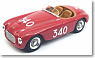 フェラーリ 166 MM スパイダー 1951年 ミッレミリア (No.340) (ミニカー)