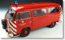 VW T2a バス ヴィーズヴァーデン市消防車 (レッド) (ミニカー)