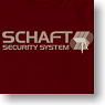 Patlabor Schaft Security Sistem Logo T-Shirts Burgundy S (Anime Toy)