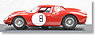 フェラーリ 250 LM 1966年ニュルブルクリンク (No.8) (ミニカー)