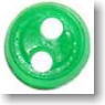 リンカップボタン 4mm (緑) (20個入) (ドール)