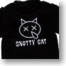 Snotty Cat Tシャツ (ブラック) (ドール)