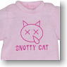 Snotty Cat Tシャツ (ピンク) (ドール)