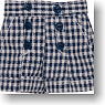 Blue Bird`s song Marine Short Pants (Navy Check) (Fashion Doll)