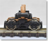[ 0475 ] Power Bogie Type FU34KD (Black Bogie Frame/Black Wheel) (Model Train)
