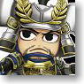 Samurai Warriors 3 Mini Chara Key Ring Tokugawa Ieyasu (Anime Toy)