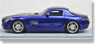 メルセデス・ベンツ SLS AMG 2010 ブルー (ミニカー)