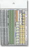 Series20 Early, Private room interior wall sheet (for Series20-50 Hitachi Model) (for KATO 10-368 etc.) (Model Train)
