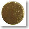 Flat Button 3mm (Gold) (5 pieces) (Fashion Doll)