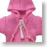 Knit One-Piece w/Parka (Pink) (Fashion Doll)