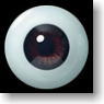 Glasstic Eye 16mm (Dark Brown) (Fashion Doll)