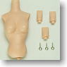 27cm Female Upper Body + Neck Parts for SB-M Body (Natural) (Fashion Doll)