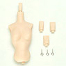 27cm Female Upper Body + Neck Parts for SB-M Body (Whity) (Fashion Doll)