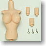27cm Female Upper Body + Neck Parts for SB-L Body (Natural) (Fashion Doll)