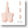 27cm Female Upper Body + Neck Parts for SBH-S Body (Whity) (Fashion Doll)