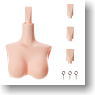 27cm Female Upper Body + Neck Parts for SBH-M Body (Natural) (Fashion Doll)