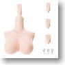27cm Female Upper Body + Neck Parts for SBH-L Body (Whity) (Fashion Doll)