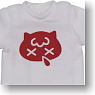 Snotty cat mini T-shirt (White*Red) (Fashion Doll)