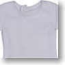 50cm シンプルTシャツ (ホワイト) (ドール)