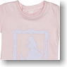 50cm Alice Print T-shirt (Pink) (Fashion Doll)