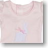 50cm Rabbit Puff Sleeve T-shirt (Pink) (Fashion Doll)