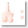 25cm Female Upper Body + Neck Parts Bust L (Whity) (Fashion Doll)