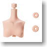 23cm Female Upper Body + Neck Parts for SBH-S Body (Natural) (Fashion Doll)