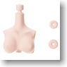 23cm Female Upper Body + Neck Parts for SBH-L Body (Whity) (Fashion Doll)