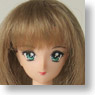 27cm Wig Semi-Long M (Ash Gold) (Fashion Doll)