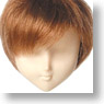 60cm Wig Short L (Brown) (Fashion Doll)