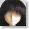 60cm Wig Semi-Long S (Dark Brown) (Fashion Doll)