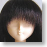 60cm Wig Semi-Long M (Dark Brown) (Fashion Doll)
