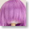 60cm Wig Semi-Long S (Purple) (Fashion Doll)