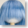 60cm Wig Semi-Long M (Light Blue) (Fashion Doll)