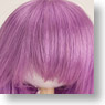 60cm Wig Straight Long S (Purple) (Fashion Doll)