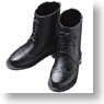 60cm Wing Tip Boots w/Magnet (Black) (Fashion Doll)