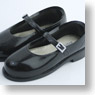 60cm Strap Shoes w/Magnet (Black) (Fashion Doll)