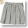 60cm Skirt (White/Black) (Fashion Doll)