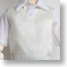 60cm Vest (White) (Fashion Doll)