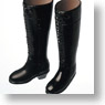 27cm Long Boots for Female (Black) (Fashion Doll)