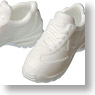 27cm Sneaker for Male (White) (Fashion Doll)