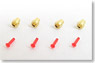 New Type Tail Light for EL (D 1.0) (4pair) (Model Train)