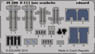 F-111 Aardvark Latter Term Seat Belt Color Etching Parts (Plastic model)