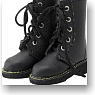 Men`s 12in 5 Hole Boots (Black) (Fashion Doll)